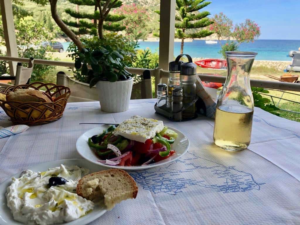 Greek food to try on a Sailing Holiday in Kefalonia
