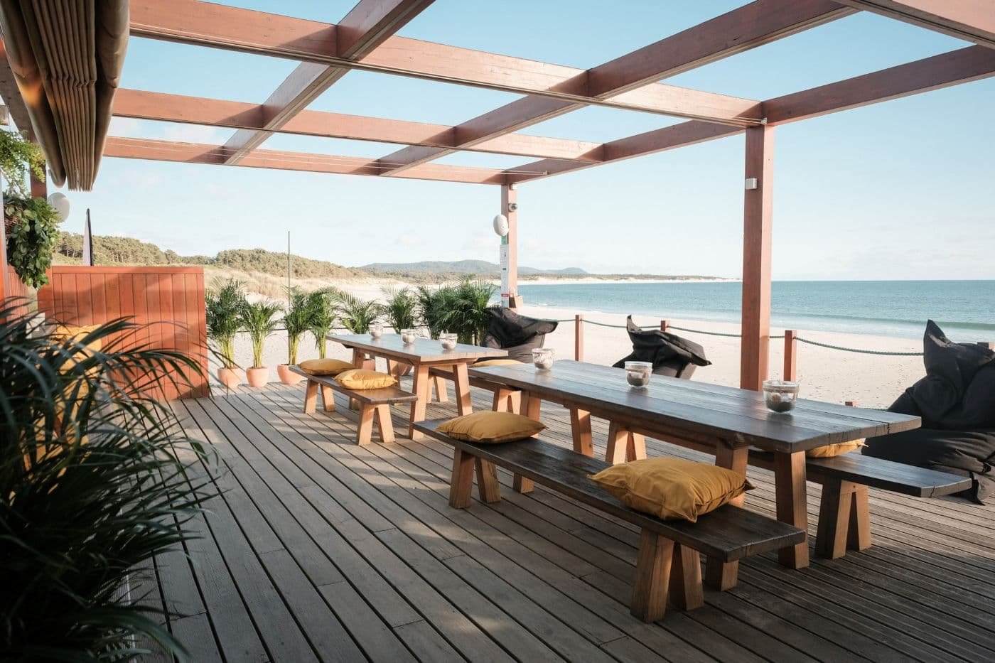 Beach bar at Cabedelo